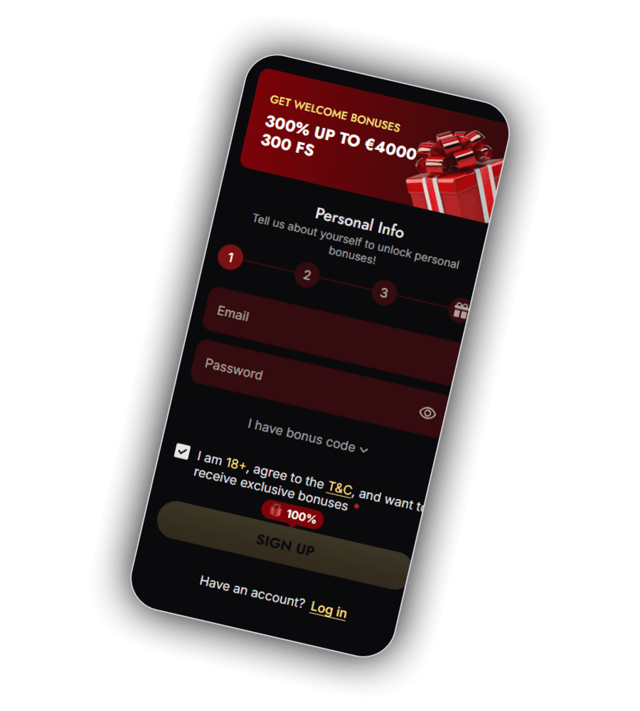Nana Casino registration counter